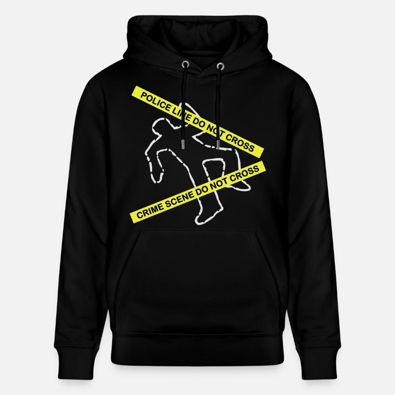 Crime scene set - Sweat à capuche bio CRUISER Stanley/Stella Unisexe - noir