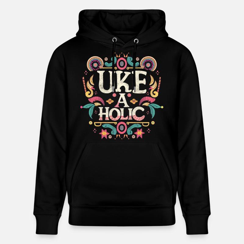 Uke-aholic - Stanley/Stella Unisex Bio-Hoodie CRUISER - Schwarz