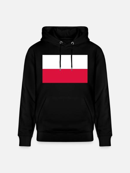 Pologne - Sweat à capuche bio CRUISER Stanley/Stella Unisexe - noir