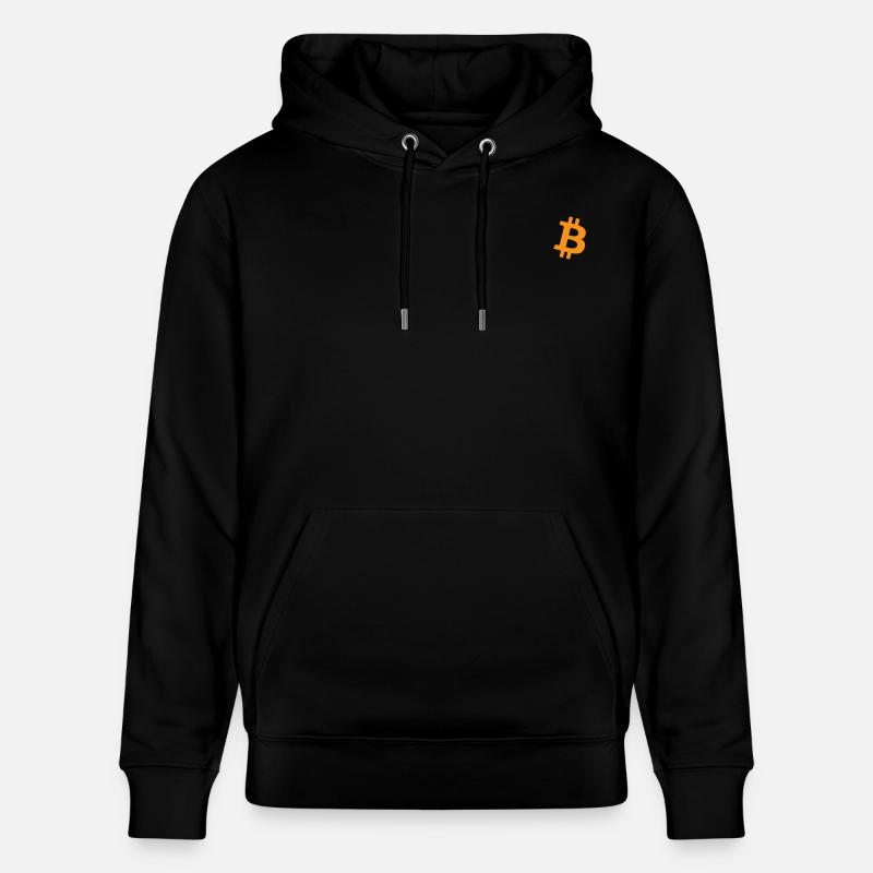 Bitcoin Logo - Sweat à capuche bio CRUISER Stanley/Stella Unisexe - noir