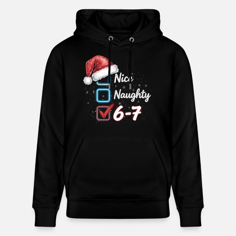 Nice Naughty 6-7  - Stanley/Stella Unisex Bio-Hoodie CRUISER  - Schwarz