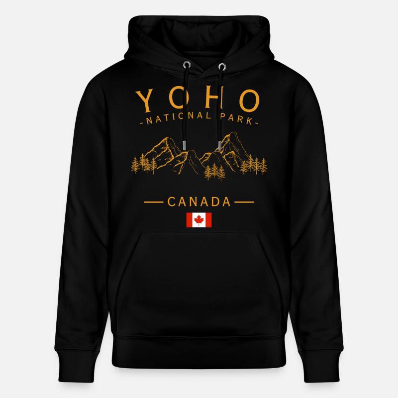 Parc national de Yoho au Canada - Sweat à capuche bio CRUISER Stanley/Stella Unisexe - noir