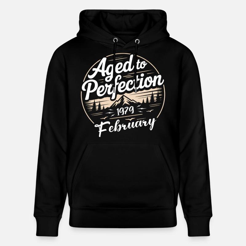 Février 1979 - Sweat à capuche bio CRUISER Stanley/Stella Unisexe - noir