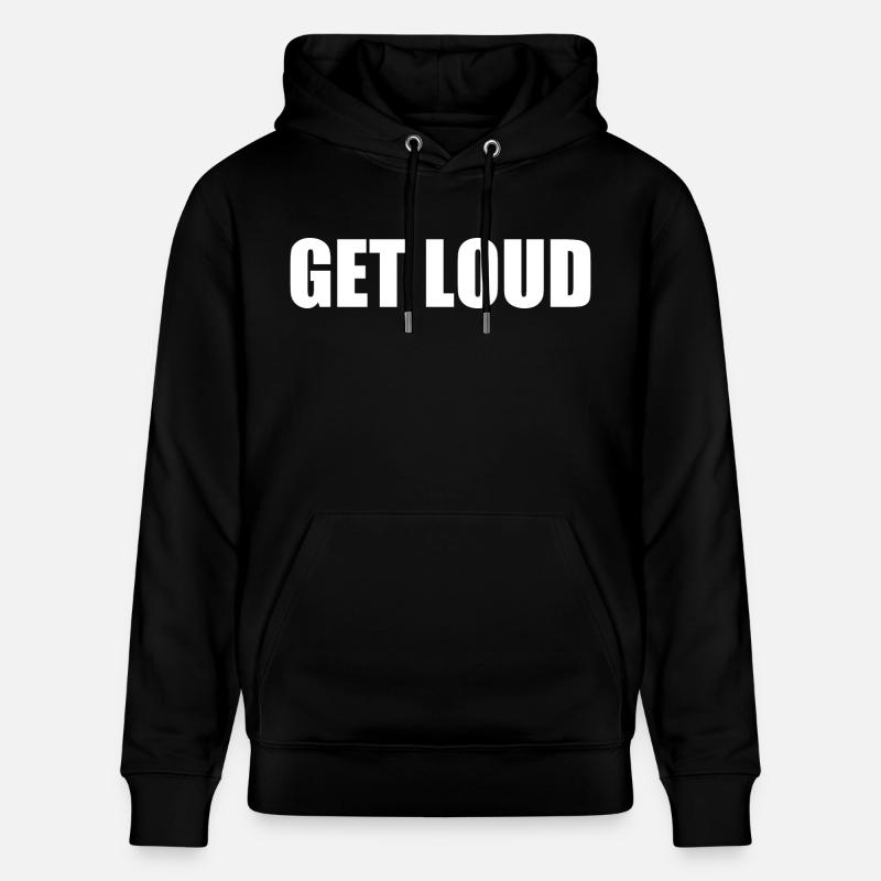 Get loud - Sweat à capuche bio CRUISER Stanley/Stella Unisexe - noir