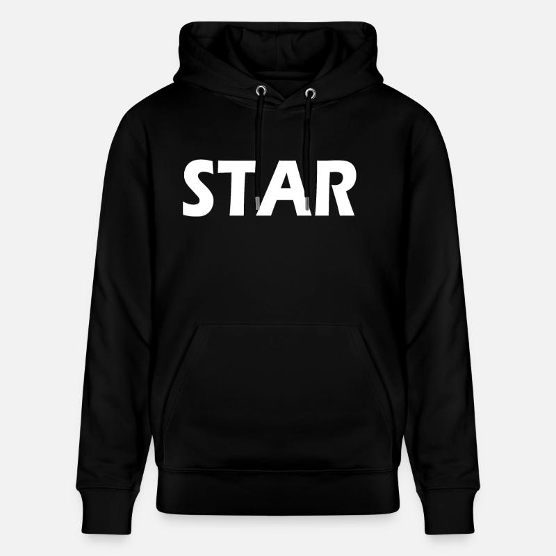 Star - Sweat à capuche bio CRUISER Stanley/Stella Unisexe - noir
