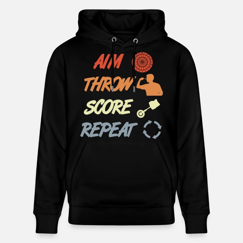 Motivation des fléchettes - Sweat à capuche bio CRUISER Stanley/Stella Unisexe - noir