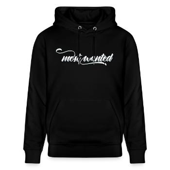 most wanted - Stanley/Stella Unisex Bio-Hoodie CRUISER  - Schwarz - Vorne - Alina (178cm) & Michal (187cm)