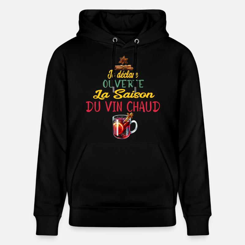Ouverture Vin Chaud Saison - Sweat à capuche bio CRUISER Stanley/Stella Unisexe - noir