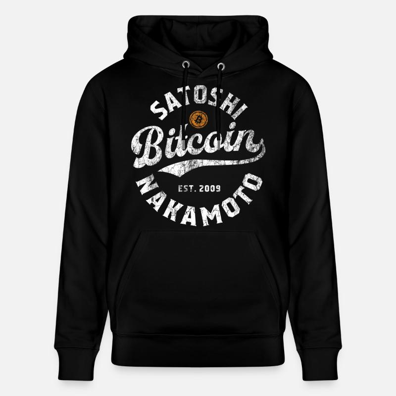 Bitcoin - Nous aimons les crypto-monnaies - Sweat à capuche bio CRUISER Stanley/Stella Unisexe - noir