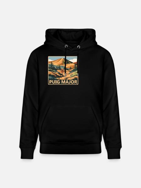 Puig Major Mallorca - Stanley/Stella Unisex Bio-Hoodie CRUISER  - Schwarz