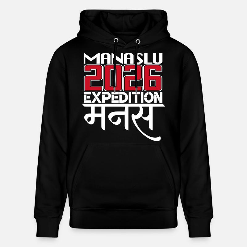 MANASLU - Sweat à capuche bio CRUISER Stanley/Stella Unisexe - noir