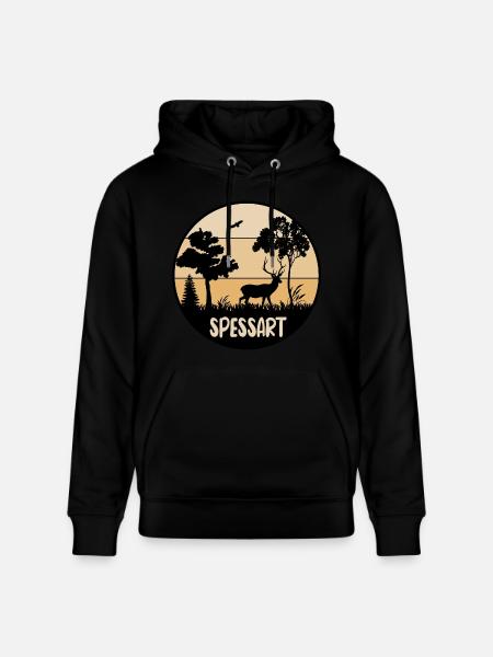 Spessart - Stanley/Stella Unisex Bio-Hoodie CRUISER  - Schwarz