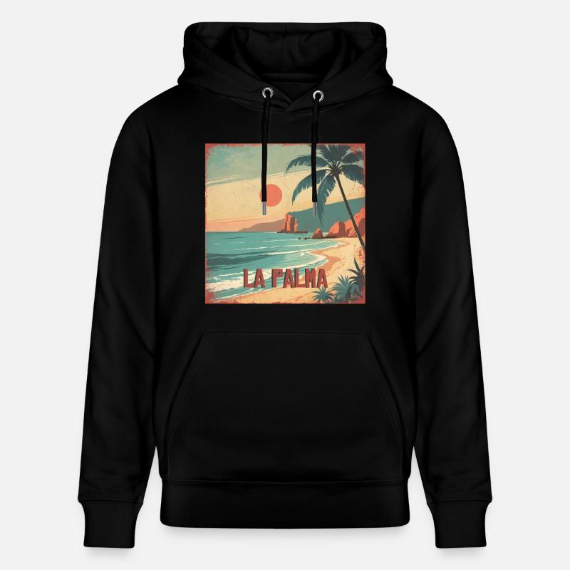 La Palma - Sweat à capuche bio CRUISER Stanley/Stella Unisexe - noir