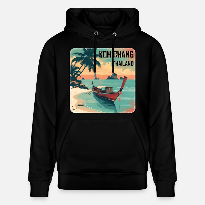 Koh Chang - Stanley/Stella CRUISER Unisex Organic Hoodie - black
