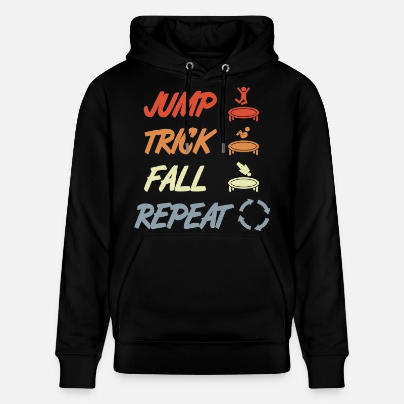 Trampoline Techniques - Sweat à capuche bio CRUISER Stanley/Stella Unisexe - noir