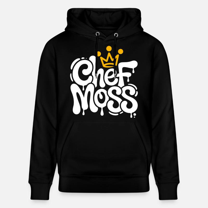 Chef Moss - Sweat à capuche bio CRUISER Stanley/Stella Unisexe - noir