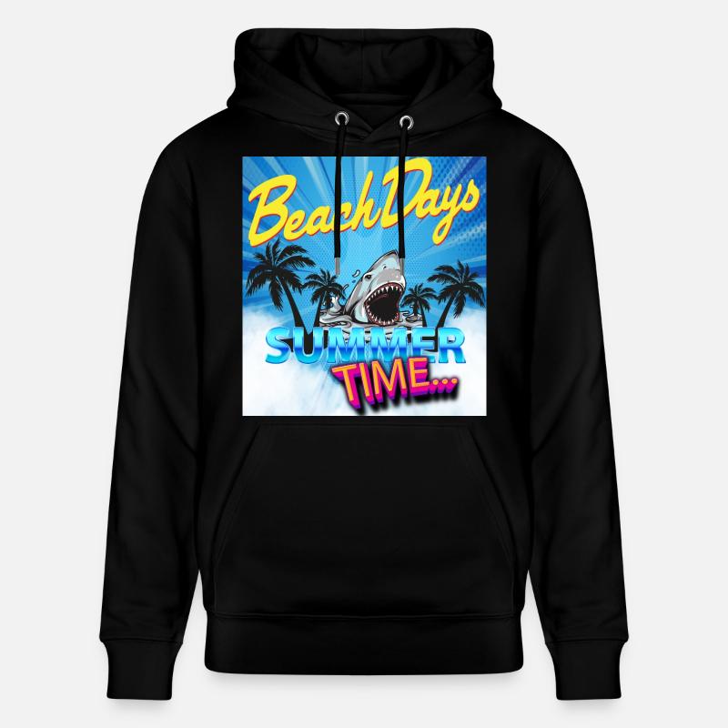 Sommerzeit - Stanley/Stella Unisex Bio-Hoodie CRUISER  - Schwarz
