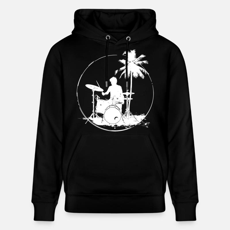 Batteur - Sweat à capuche bio CRUISER Stanley/Stella Unisexe - noir