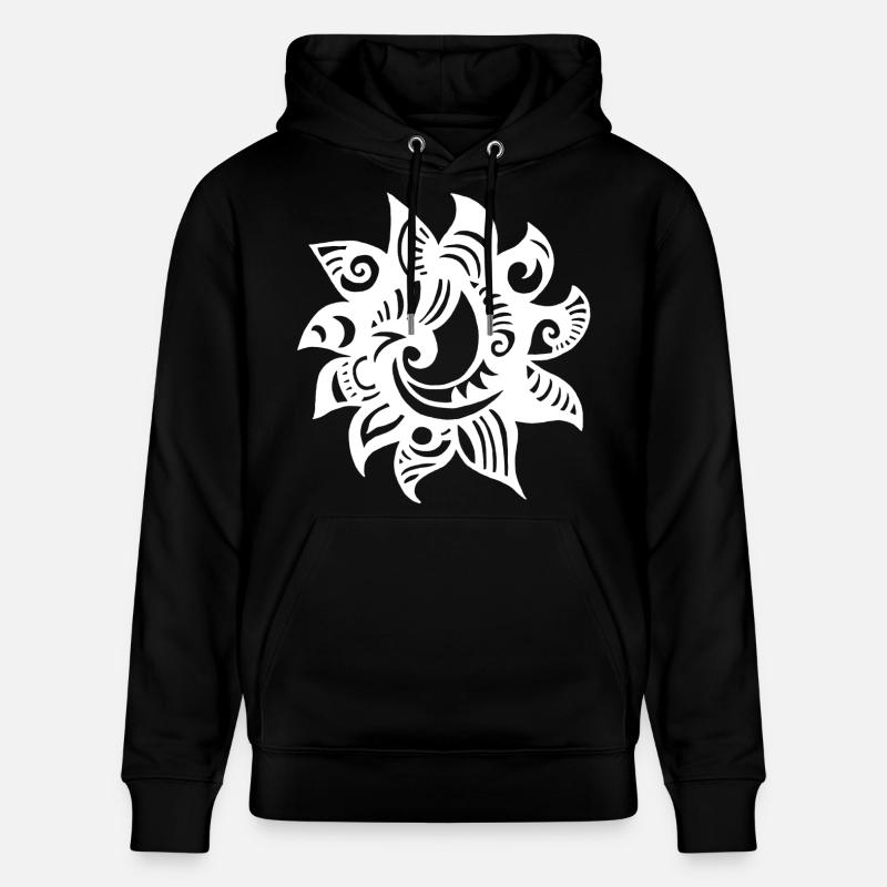 Soleil blanc étrange - Sweat à capuche bio CRUISER Stanley/Stella Unisexe - noir