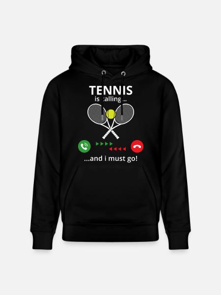 tennis  - Sweat à capuche bio CRUISER Stanley/Stella Unisexe - noir