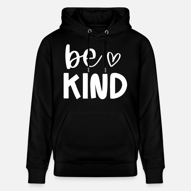 Sei freundlich - Stanley/Stella Unisex Bio-Hoodie CRUISER - Schwarz