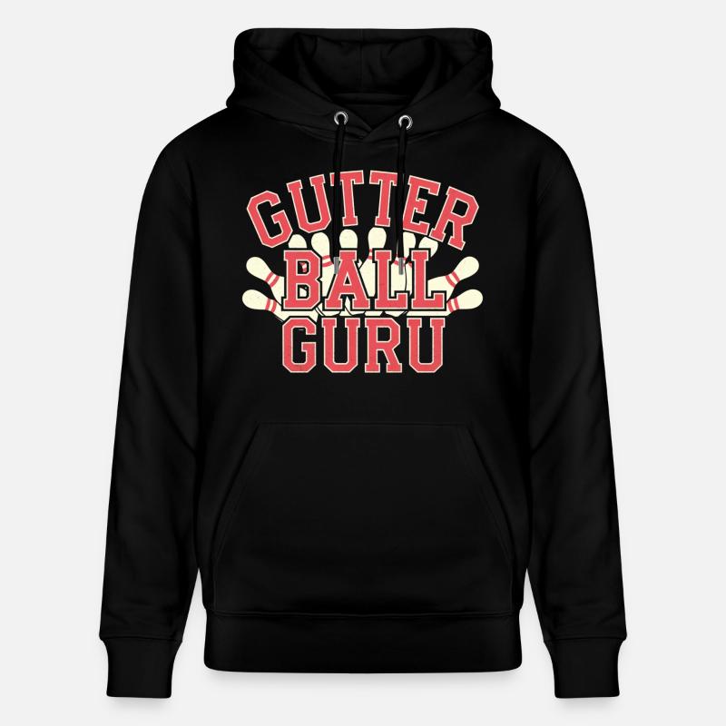 Gutter Ball Guru 14 - Stanley/Stella Unisex Bio-Hoodie CRUISER  - Schwarz