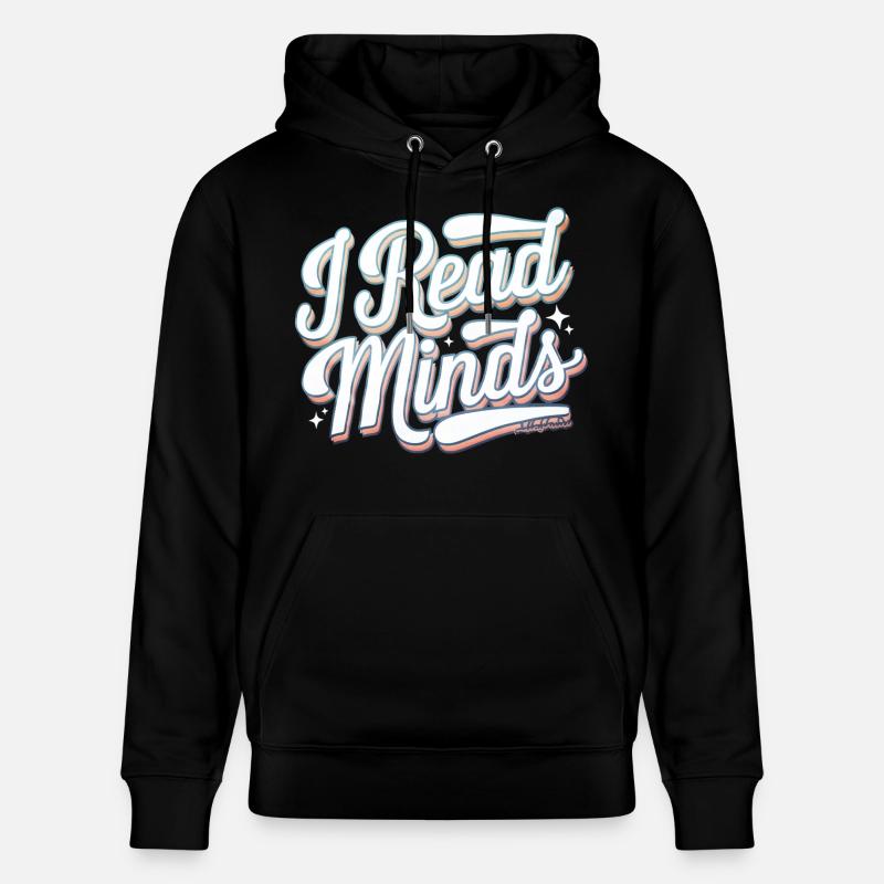 I Read Minds 15 - Stanley/Stella Unisex Bio-Hoodie CRUISER  - Schwarz