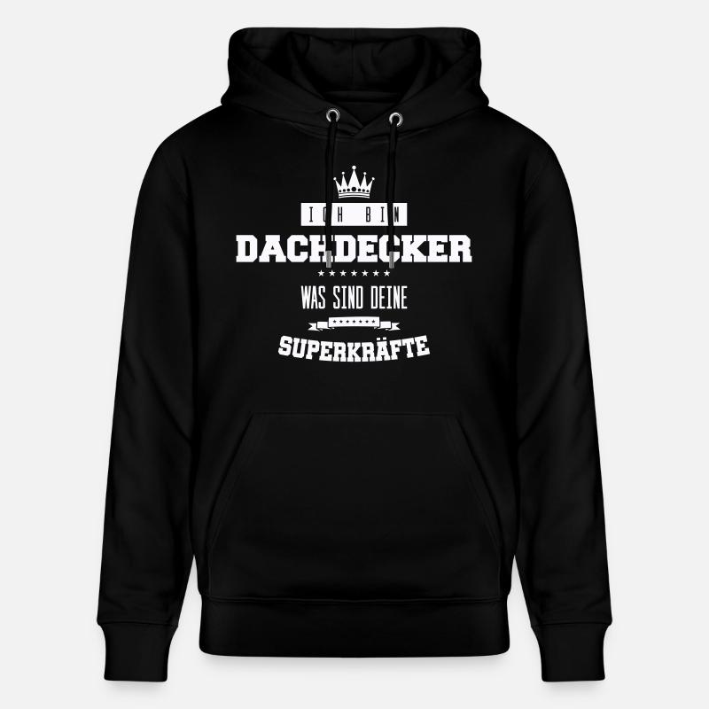 Dicton du couvreur - Sweat à capuche bio CRUISER Stanley/Stella Unisexe - noir
