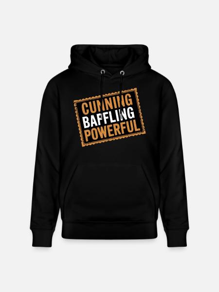 Cunning Baffling Powerful 13 - Stanley/Stella Unisex Bio-Hoodie CRUISER - Schwarz