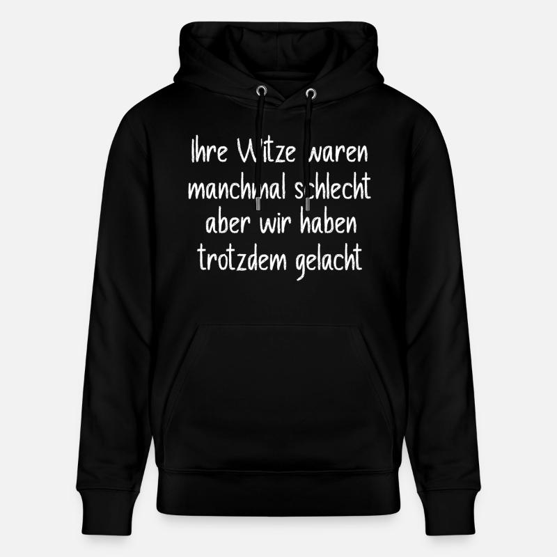 Abschiedsgeschenk Lehrer Witze Spruch - Stanley/Stella Unisex Bio-Hoodie CRUISER  - Schwarz