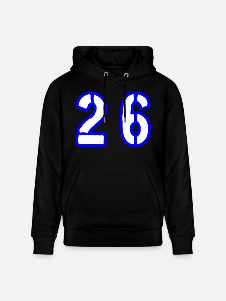 26 Number Symbol - Stanley/Stella CRUISER Unisex Organic Hoodie - black