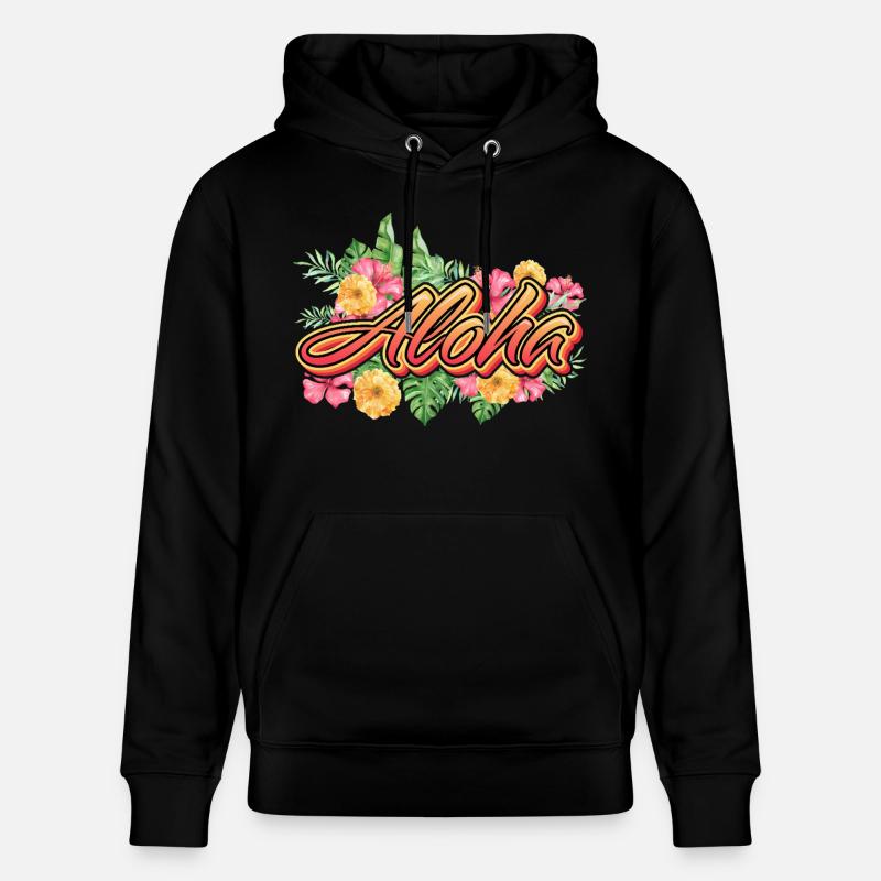 Aloha Holiday Hawaii Gift - Sweat à capuche bio CRUISER Stanley/Stella Unisexe - noir