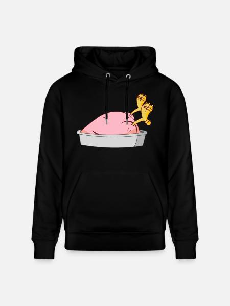 Truthahn - Essen - Stanley/Stella Unisex Bio-Hoodie CRUISER  - Schwarz