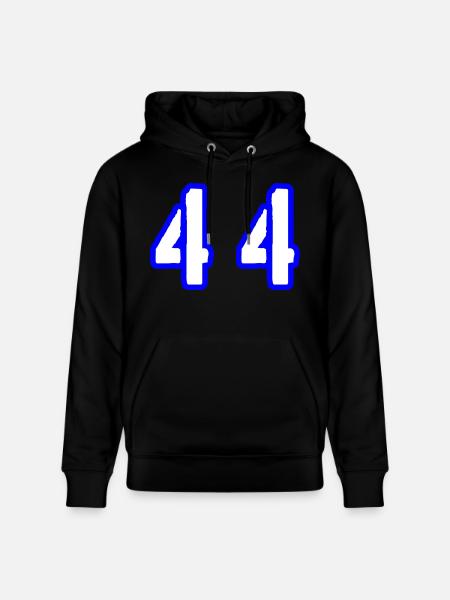 44 Number Symbol - Stanley/Stella CRUISER Unisex Organic Hoodie - black