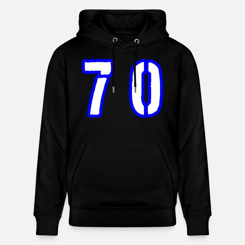 Symbole numérique 70 - Sweat à capuche bio CRUISER Stanley/Stella Unisexe - noir