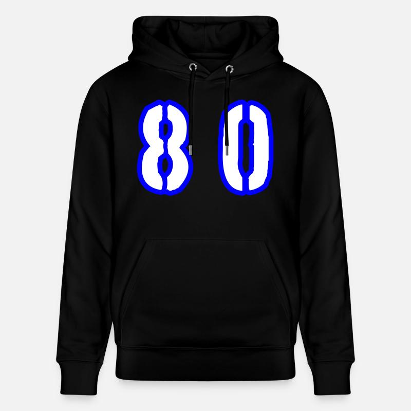 Symbole numérique 80 - Sweat à capuche bio CRUISER Stanley/Stella Unisexe - noir