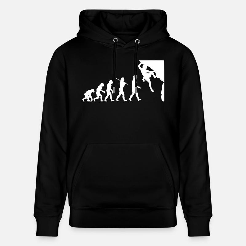 Rock Climbing Evolution - Sweat à capuche bio CRUISER Stanley/Stella Unisexe - noir