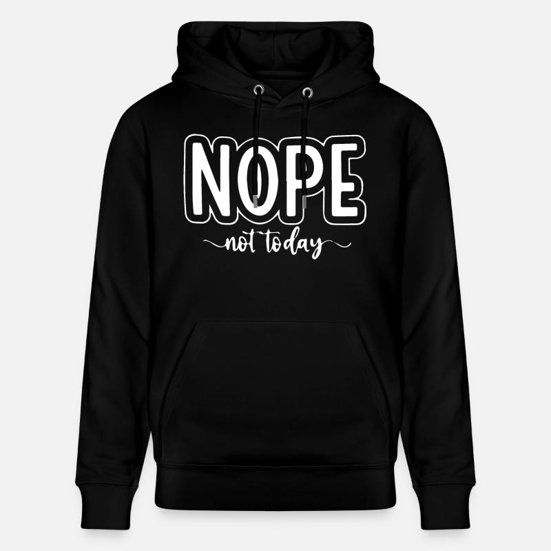 Non, pas drôle aujourd’hui - Sweat à capuche bio CRUISER Stanley/Stella Unisexe - noir
