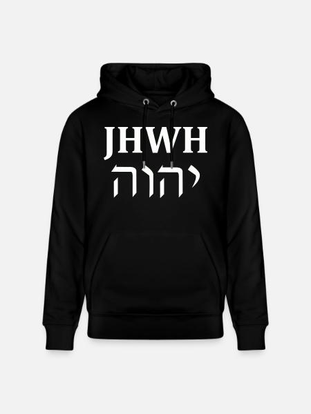 YHWH - Stanley/Stella CRUISER Unisex Organic Hoodie - black