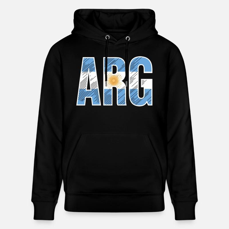 Argentine - Sweat à capuche bio CRUISER Stanley/Stella Unisexe - noir