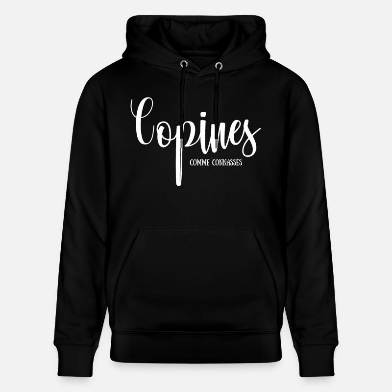 copines comme connasses - Sweat à capuche bio CRUISER Stanley/Stella Unisexe - noir