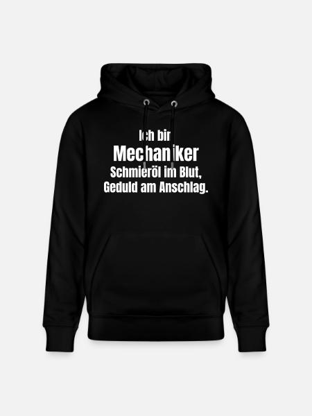 Mechaniker - Stanley/Stella Unisex Bio-Hoodie CRUISER - Schwarz