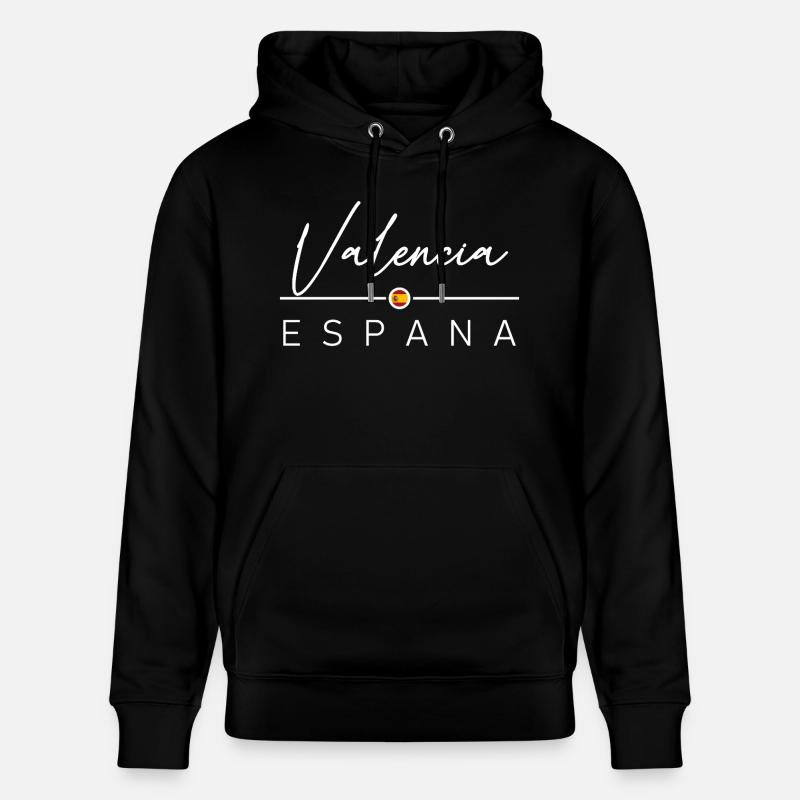 Espagne - Valence - Espagne - España - Sweat à capuche bio CRUISER Stanley/Stella Unisexe - noir