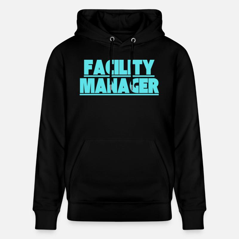 Facility Manager Technicien interne Gardien - Sweat à capuche bio CRUISER Stanley/Stella Unisexe - noir