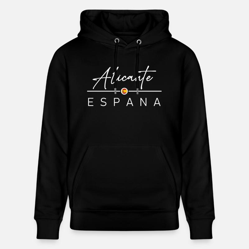 Espagne - Alicante - Espagne - España - Sweat à capuche bio CRUISER Stanley/Stella Unisexe - noir