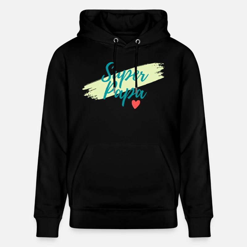 super papa - Sweat à capuche bio CRUISER Stanley/Stella Unisexe - noir