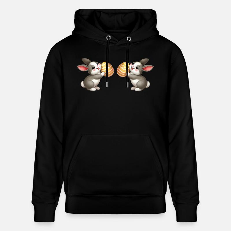 Lapin Lapin Pâques 2 - Sweat à capuche bio CRUISER Stanley/Stella Unisexe - noir