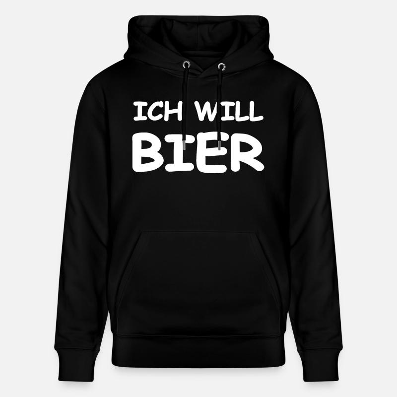 Bier - Stanley/Stella Unisex Bio-Hoodie CRUISER  - Schwarz