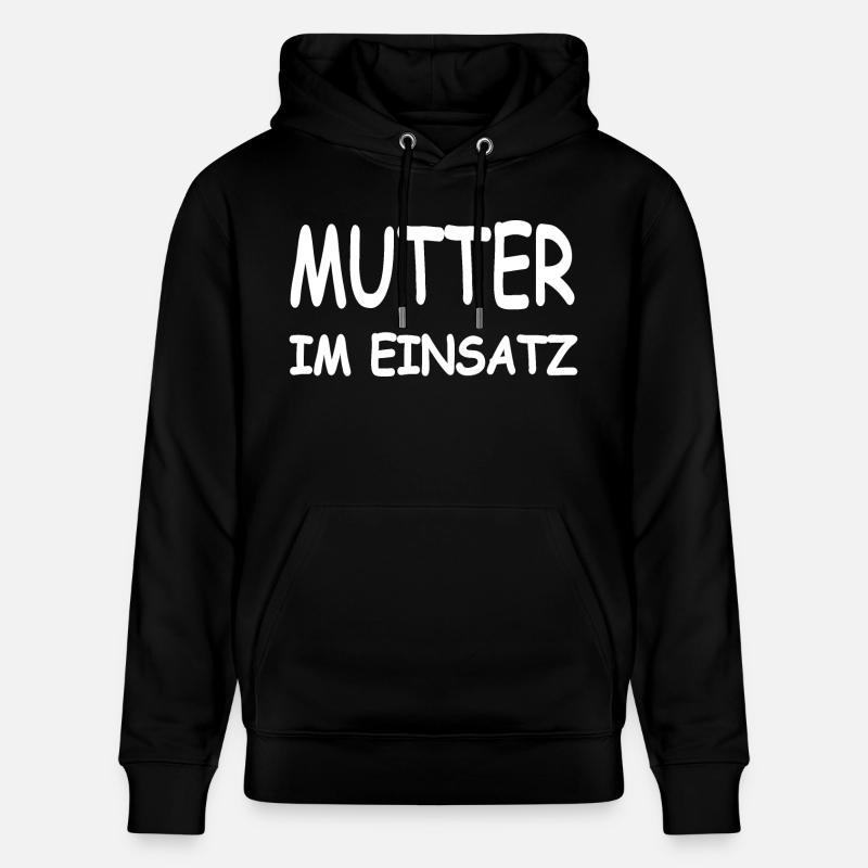 Mutter - Stanley/Stella Unisex Bio-Hoodie CRUISER  - Schwarz