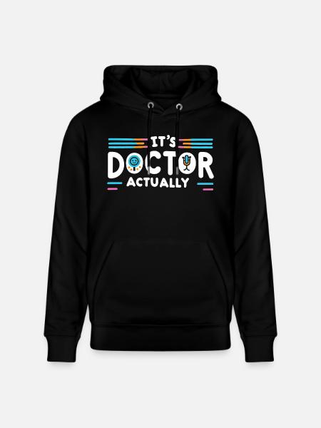 It's Doctor Actually 12 - Stanley/Stella Unisex Bio-Hoodie CRUISER - Schwarz